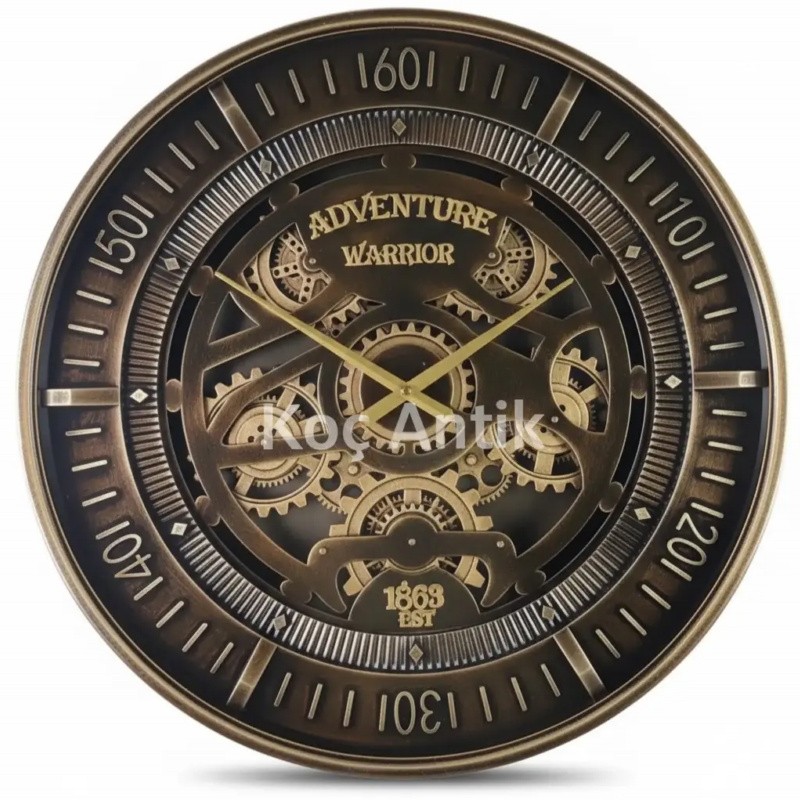 Adventure Çarklı Saat 60 Cm