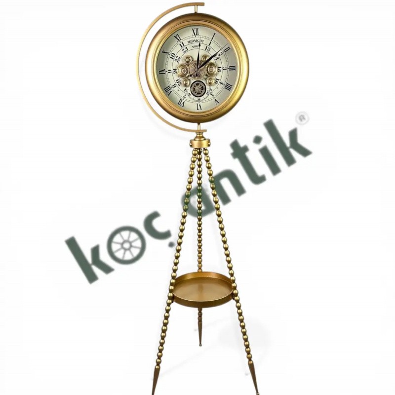 Gold Vibby Ayaklı Çarklı Saat